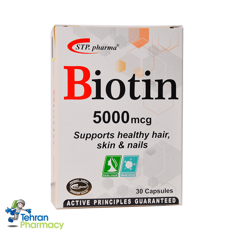 بیوتین 5000 اس تی پی فارما - STP pharma Biotin